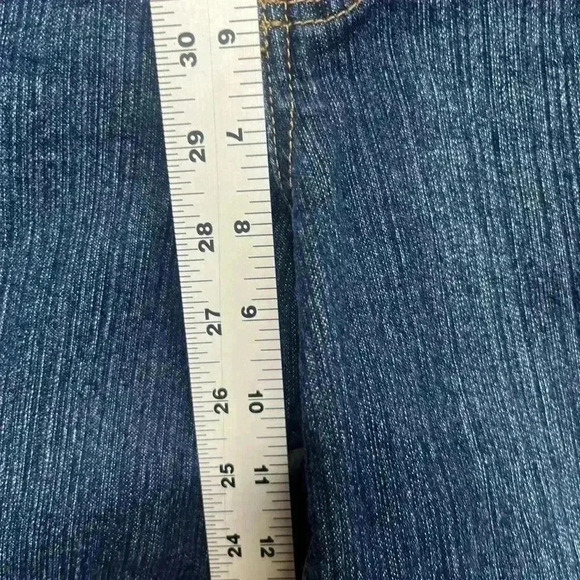 Nine West SAMS Straight Leg Jeans Womens 10 Blue Denim 2011 Stretch Comfy 0804 - Picture 6 of 10